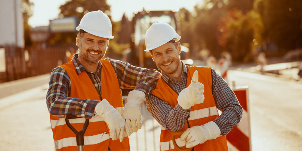 Bauarbeiter Schußmann